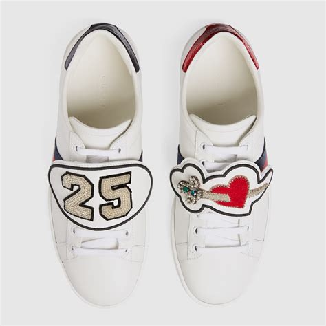 gucci con patch|Gucci sneakers with patches.